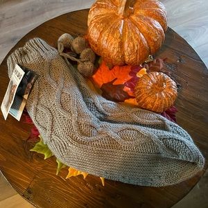 Muk Luks Slipper Cabin Socks Gray Womens L/XL